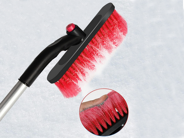 Scraper brush telescopic brush folding for car windows snow ice