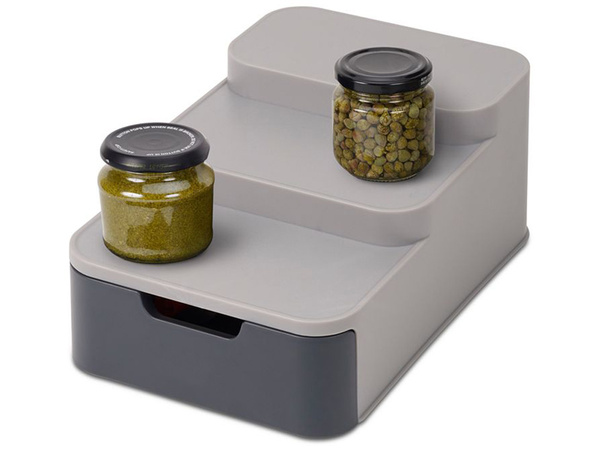 Kitchen organiser bin three tier drawer