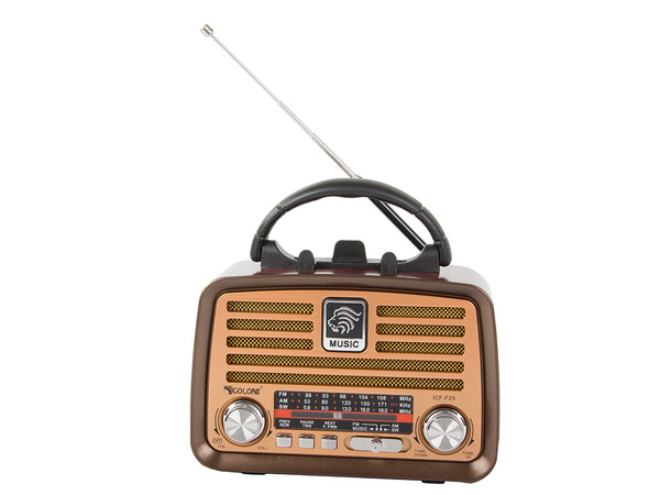 Retro kuchynské mobilné rádio fm am bluetooth usb dobíjacia anténa