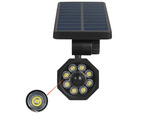 Lampa solarna 8 led wbijana ogrodowa czujnik zmierzchu ruchu do ogrodu