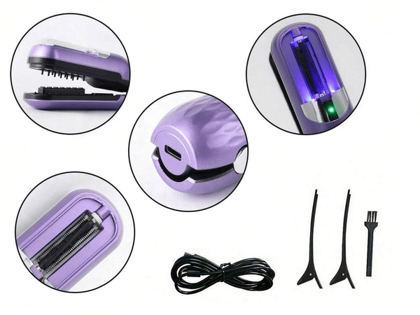 Hajvágó trimmer vágás töredezett végek a stílus usb