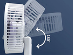 Stolový ventilátor stojaci klip 3 rýchlosti bezdrôtový ručný