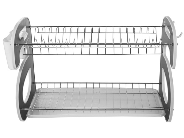 Suszarka do naczyń dwupoziomowa stojąca ociekacz