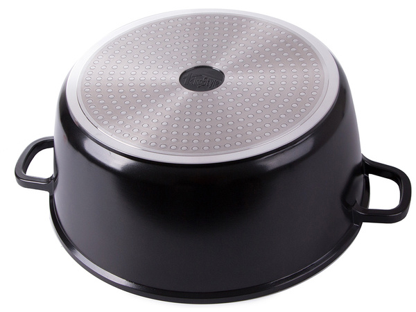 Casserole avec couvercle 7.8l induction aromatiseur