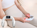 Masajeador de mano ems electroestimulador pulso terapia tension dolores stress
