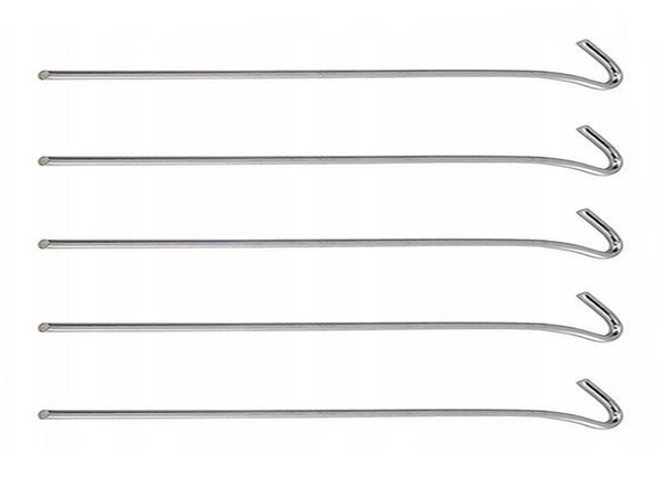 Tent piles anchor pigs steel 31cm 10pcs hook &amp; loop pins