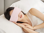 Blindfold sleeping mask comfortable sleep travel 2 sides warm cold