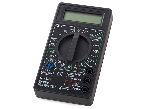 Multimetrový digitálny tester s lcd signálom