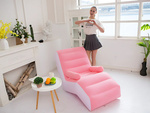 Sillón hinchable con reposabrazos cómoda tumbona con bomba set