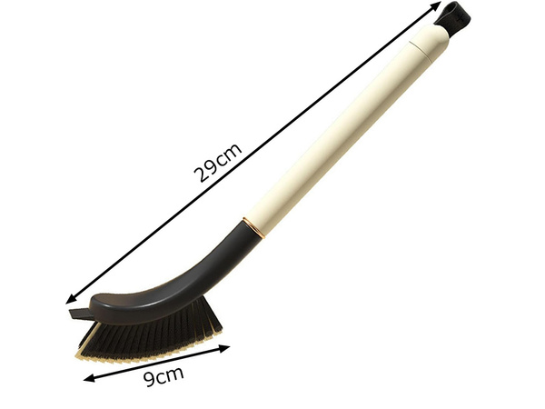 Szczotka do czyszczenia rowków szczelin skrobak do szorowania penseta 2w1