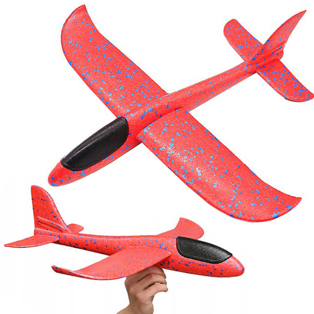 Styropian shield aircraft large de styropian 47cm rouge