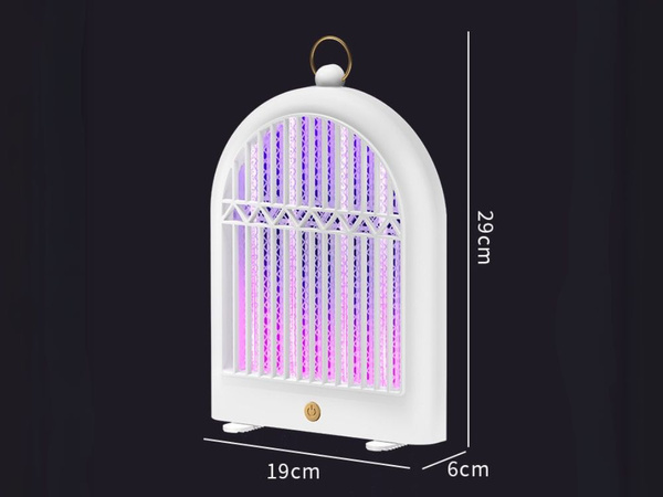 Elektrická led insekticídna lampa uv pre komáre muchy prívesok 2 usb režimy