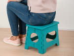 Tabouret pliant en plastique tabouret de cuisine repose-pieds pratique résistant