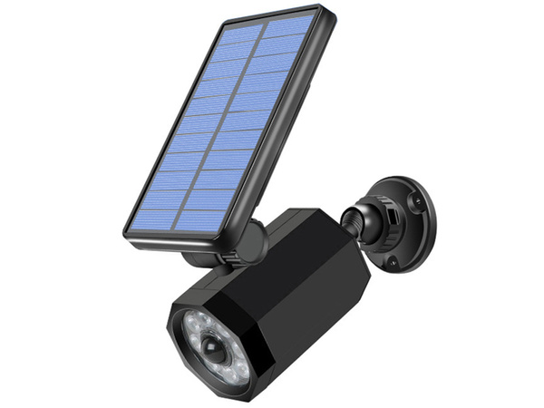 Lámpara solar 8 led impulsado jardín sensor crepuscular movimiento para el jardín