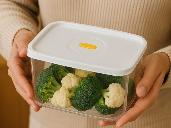 Food container with lid airtight kitchen organiser 2.5l 2500ml