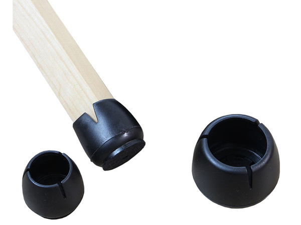 Capuchons de pieds de chaise feutre 12-16mm noir 16pcs