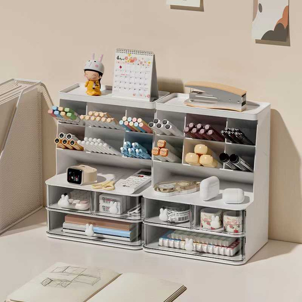 Armoire à outils organiseur de bureau étagères pour cosmétiques petits objets tiroirs