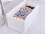 Bra organiser underwear socks clothes drawer wardrobe white