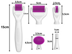 Rouleau derma pour mésothérapie par micro-aiguilles visage cou corps kit 6 en 1