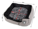 Pat de câine pluș pat de pat cu pull-out perna moale confortabil