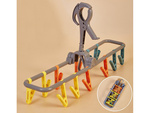 Dryer for socks underwear clothes hanger hanging 12 clothespins set