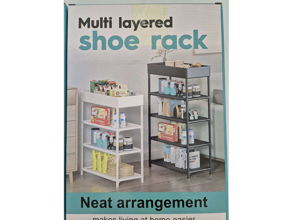 PÓŁKA NA BUTY OBUWIE ORGANIZER SZAFKA STOJAK REGAŁ 5 PÓŁKI DO ŁAZIENKI