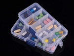Boîte d'organisation à vis 10 compartiments