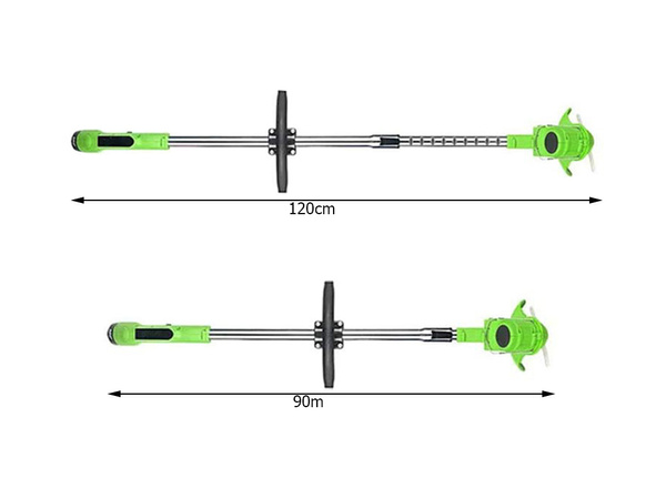 Tondeuse à gazon à batterie tondeuse désherbeur 2 x bloc d'alimentation