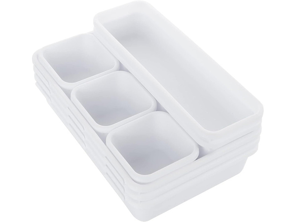 Organisateur de cuisine pour tiroir à couverts pliant xxl conteneur modulaire