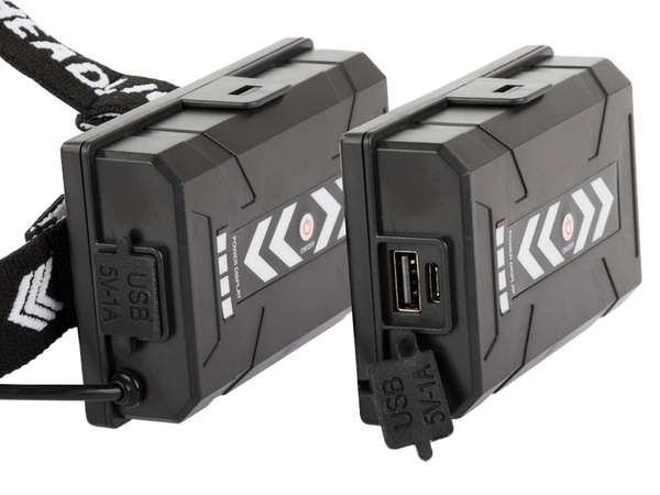 Bailong faro led xhp360 powerbank zoom