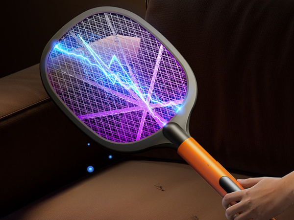 Elektrická plácačka na mouchy a komáry uv insekticidní lampa se stojanem