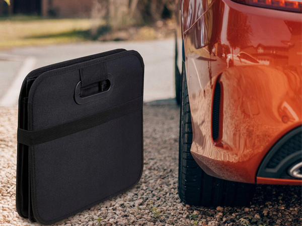 Organizador grande para el maletero de un coche caja rígida