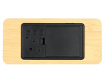 Elektronikus ébresztőóra hőmérő higrométer usb