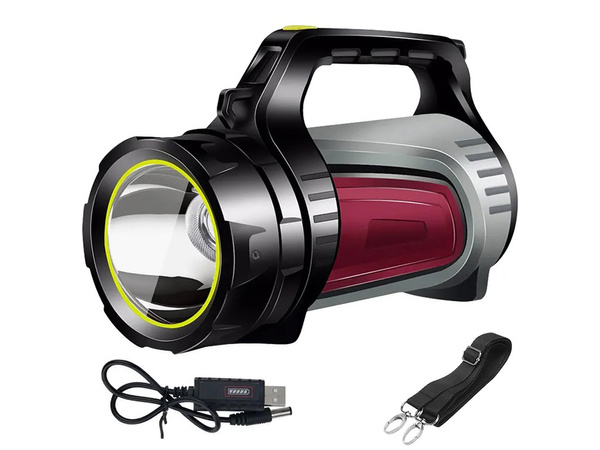 Linterna recargable led reflector powerbank potente