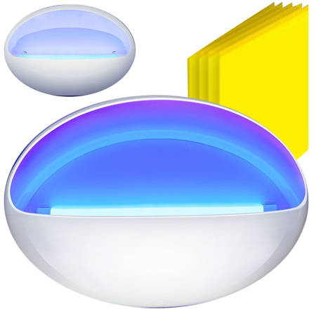 Led uv lámpara insecticida para mosquitos mosquitos moscas trampa de insectos pegajosa tranquila