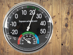 Raumluftfeuchtigkeitsthermometer analoges hygrometer