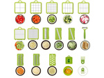 Cortadora de verduras cortadora de repollo cuchillas intercambiables