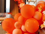 Komplet balonov za halloween črno oranžni 20 kosov