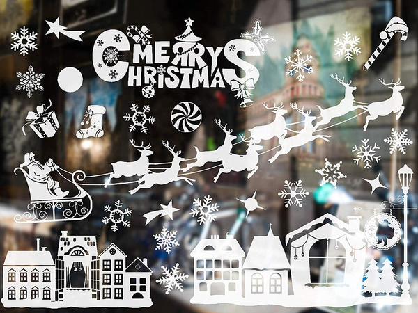 Crăciun fereastră autocolante crăciun mickey