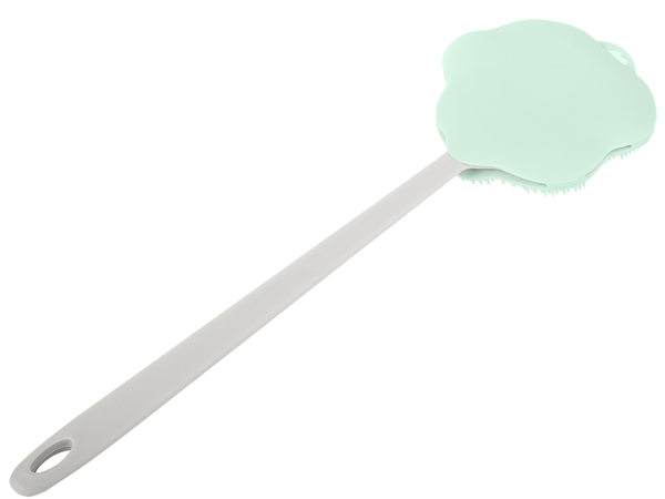 Krtača za hrbet z ročajem silikonska gobica za pranje