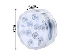 Luz para piscina luces subacuaticas 10 led control remoto rgb ip68 impermeable para piscina