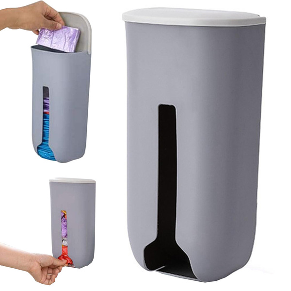 Bin for carrier bags kitchen bag organiser for the wall