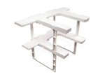 Bin organiser kitchen cupboard shelf
