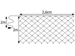 Siatka świetlna kurtyna 160led lampki święta usb pilot biała ciepła 2x2,6m