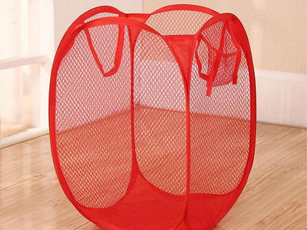 Cesto de ropa plegable para juguetes gran contenedor de almacenamiento asas