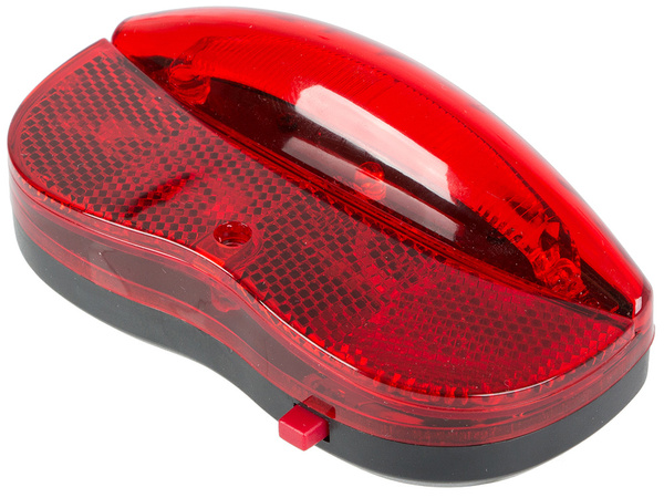 A condus biciclete lumina din spate pentru biciclete rack 2xaa baterii puternice