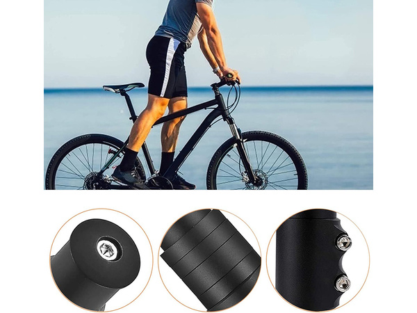 Adaptador prolongación de potencia de manillar ajustable para bicicleta ahead
