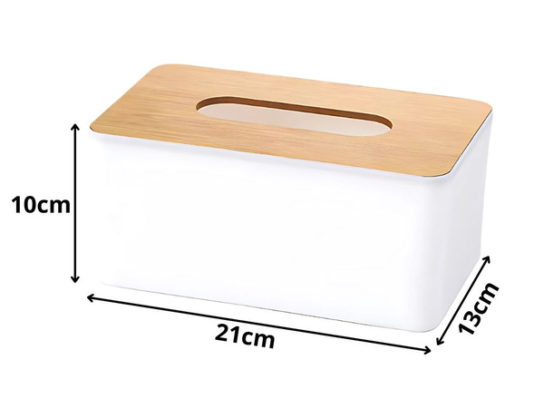Tissue box, organiser container, bamboo tissue box