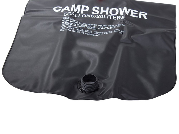 Solar camping field shower 20l