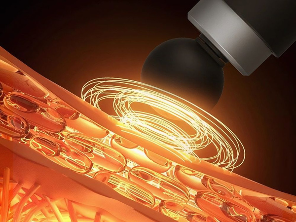 Massagepistole kraftvoll wärmend kühlend 10 usb handstücke